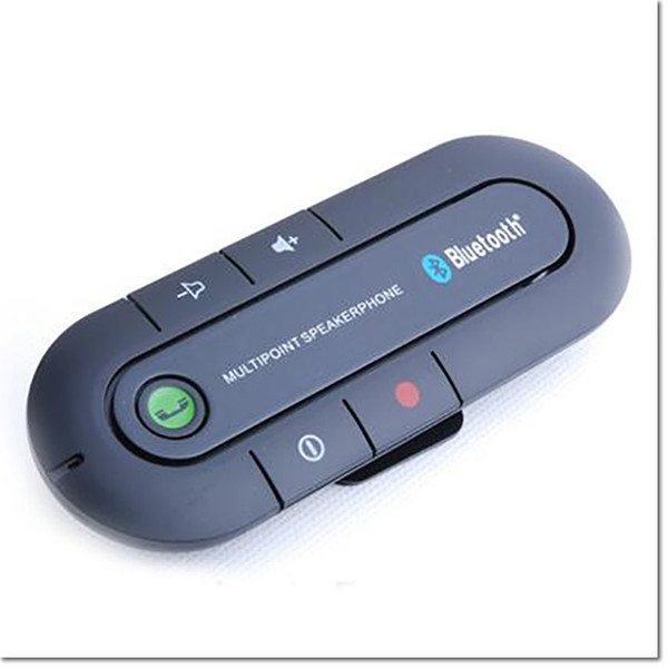 v3.0 wireless bluetooth hand free car sun visor Vehicle audio music receiver speaker with mic for iphone 7 plus samsung s8