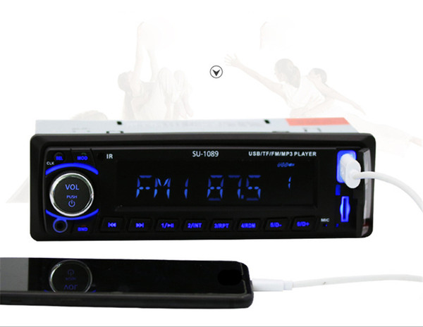 NEW 12V bluetooth Car MP3 Player Car Stereo Radio Audio Player USB/SD/AUX Car Electronics 1 DIN