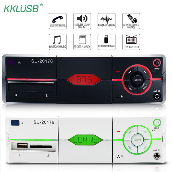 2017 New Bluetooth Car MP3 player with Car Holder Car Radio Auto Audio Stereo Support FM SD MP3 Player AUXIN USB