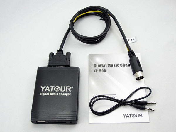 Yatour M06 Car Digital Music CD Changer USB SD MP3 Player AUX Adapter for Volvo HU-xxx radios