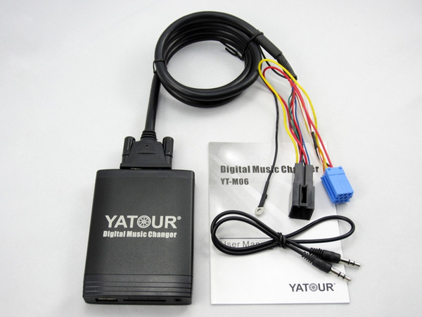 Yatour M06 Car Digital Music CD Changer USB SD MP3 Player AUX Adapter for VW Skoda Seat Ford ISO 8-Pin