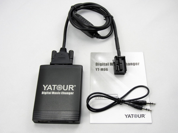 Yatour M06 Car Digital Music CD Changer USB SD MP3 Player AUX Adapter for Peugeot Citroen RD4 RT3 RT4 Radio