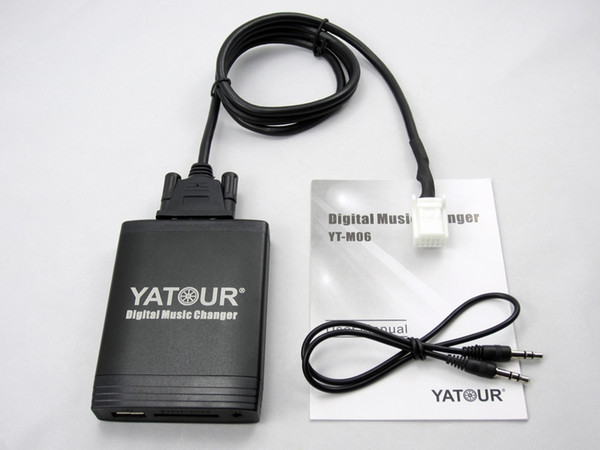 Yatour M06 Car Digital Music CD Changer USB SD MP3 Player AUX Adapter for Toyota Lexus Scion 2x6Pin