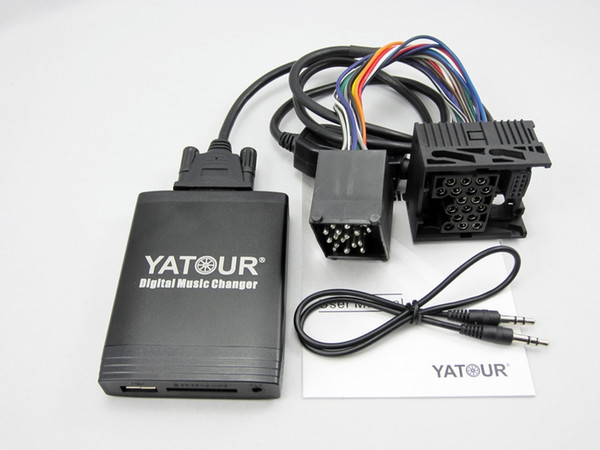 Yatour M06 Car Digital Music CD Changer USB SD MP3 Player AUX Adapter for BMW 3 5 7 X3 X5 Z3 17-Pin Round