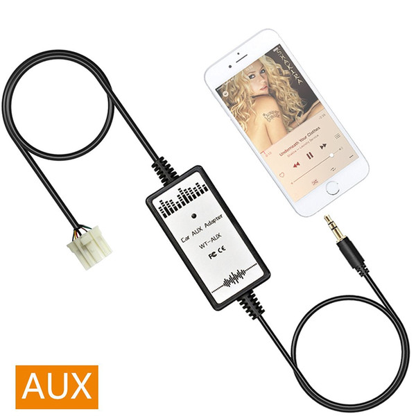 Car AUX MP3 Player Radio Car Digital Music Cd Changer AUX In Adapter 3.5mm ipod iPhone Aux interface for Mazda