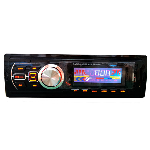 1 Din 12V car audio bluetooth stereo In-dash FM receiver Aux input USB/SD audio MP3 car radio