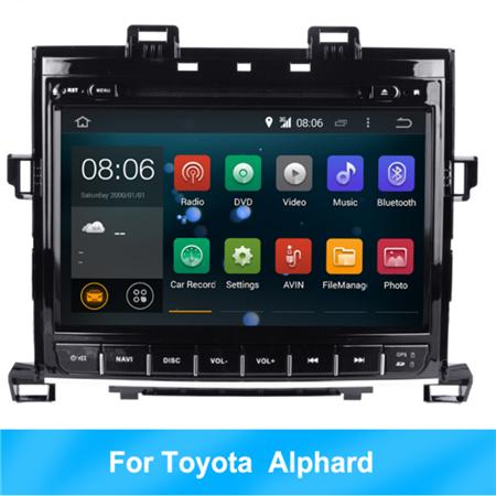 RK Android 8.1 HD car multimedia player car radio For Toyota Alphard GPS BT 2G RAM