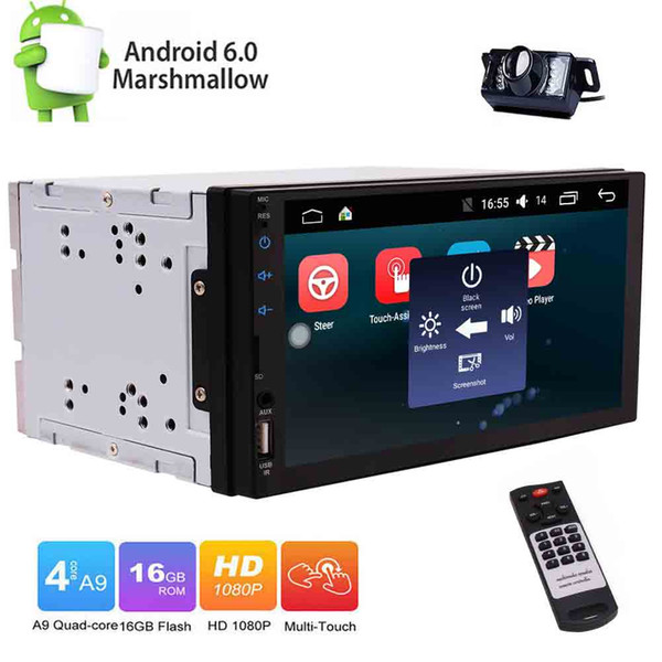 Back-up Camera Eincar Android 6.0 Car Radio Double Din Stereo in Dash Touch Screen Capacitive Quad-Core GPS Sat Nav Bluetooth/RDS/SD