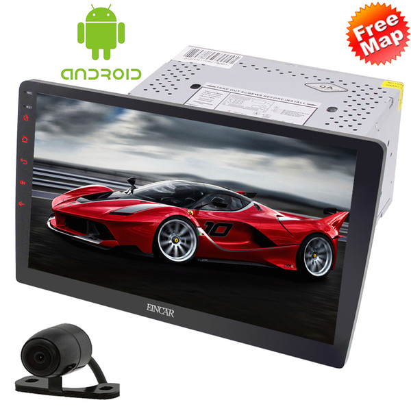 Android 7.1 Car Stereo Multimedia Player Octa Core 2GB 32GB In Dash 2 Din GPS Navigation 10.1'' Bluetooth Wifi Mirrorlink+Rear Camera