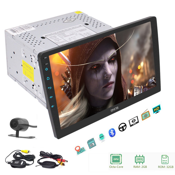 Octa Core Android 7.1 Car Stereo RAM 2GB Double Din GPS Map 10.1
