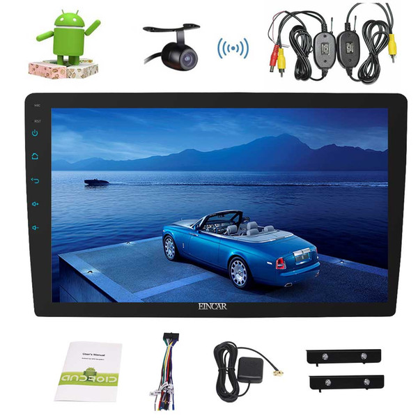 Octa Core Android 7.1 Car NO DVD CD Player Double Din Car Stereo GPS Navigation 10.1'' Vehicle Auto Radio Audio System