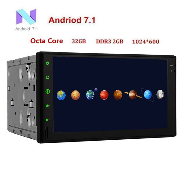 Eincar OCTA-core Car Stereo 7'' Capacitive Touchscreen Head Unit Android 7.1 Car NO DVD Player GPS Navigation Autoradio Bluetooth Wifi USB