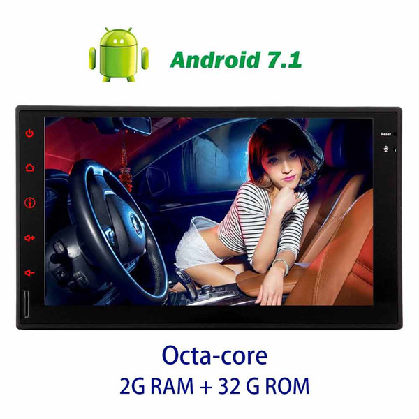 Double Din Headunit car audio EinCar Android 7.1 radio Stereo In Dash GPS Navigation no DVD Player 7'' on-board computer Vehicle Radio