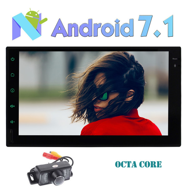 Double Din EinCar Android Car Stereo Octa Core 7.1 Nougat 2GB 32GB System 7'' TouchScreen Car Multimedia Radio Receiver In Dash Headunit