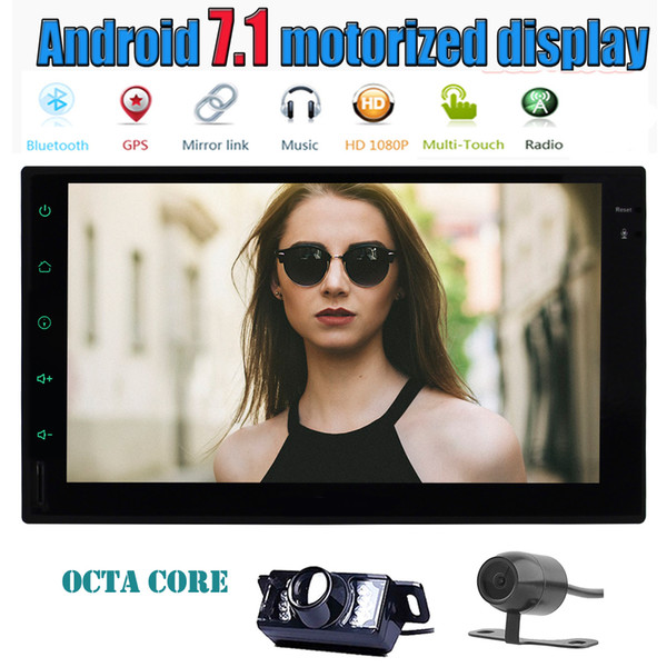 EinCar Android 7.1 Octa Core 2GB+32GB Car Stereo 7'' HD Touch Screen GPS Navigation Double 2Din Car Radio Multimedia Player 1080P Bluetooth