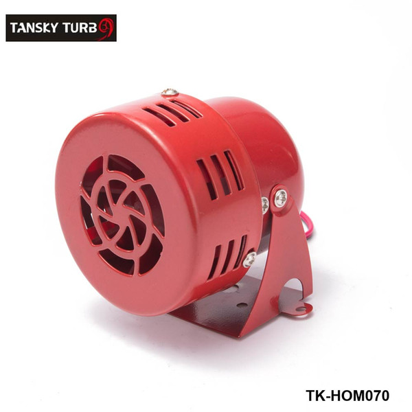 Tansky - Universal New 12V Motor Driven Red Air Raid Siren Horn Alarm Horn Car Truck TK-HOM070