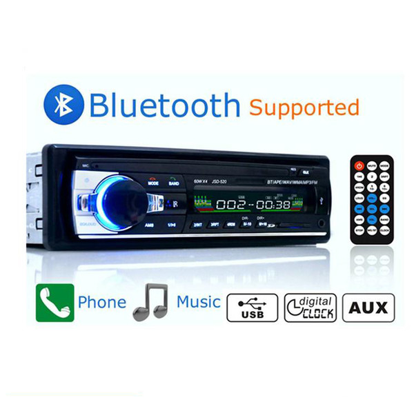 Auto radio 12V Car Radio Bluetooth 1 din Stereo MP3 Multimedia Player Decoder Board Audio Module TF USB Radio Automobile