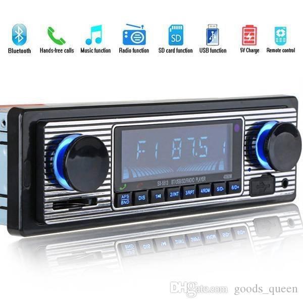 12V Car Radio Player Bluetooth Stereo FM MP3 USB SD AUX Audio Auto Electronics autoradio 1 DIN oto teypleri radio para carro 001