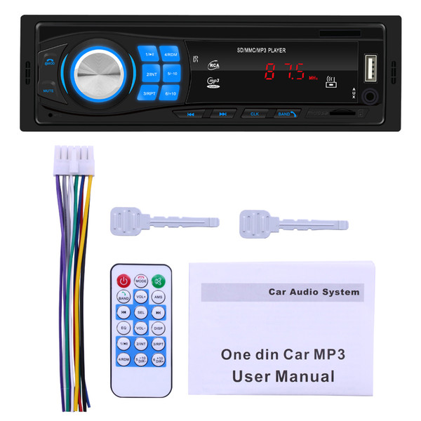 2022New 12V Universal Car Bluetooth MP3 Player Card U Disk FM Radio Car Central Control Modification