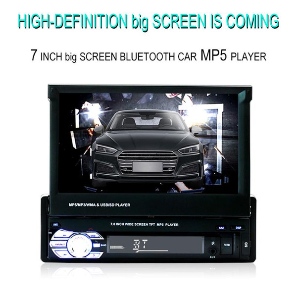 Car Stereo receiver 2din Audio Bluetooth Radio with 7