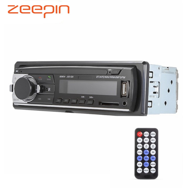 Bluetooth Car MP3 Player Audio Stereo 4X60W Car Radio 12V In-dash 1 Din FM Aux Input Receiver USB SD card Auto Radio Music Play