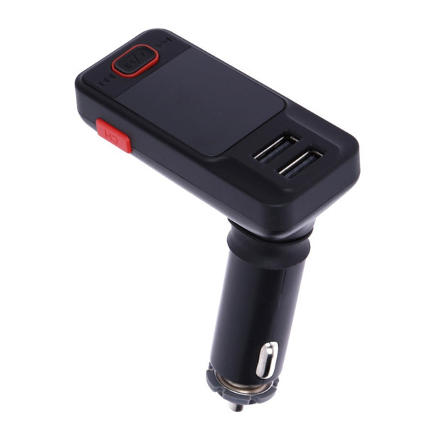 12V Universal Bluetooth FM Transmitter Handsfree Phone Car Kit MP3 Player 5V/2.1A Dual USB Port Car Charger With Remote Control