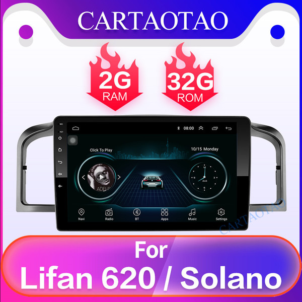 2 din Android 8.1 Car radio 2DIN Radio navigation GPS support mirror link car multimedia video player for Lifan 620/Solano