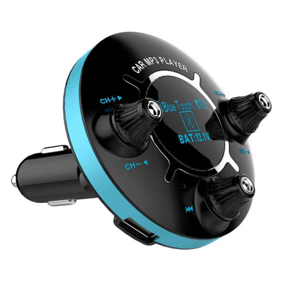Car Bluetooth MP3 Player USB Charging Multifunction FM Transmitter TF Card Handsfree Music Intelligent LCD Display Adapter Radio