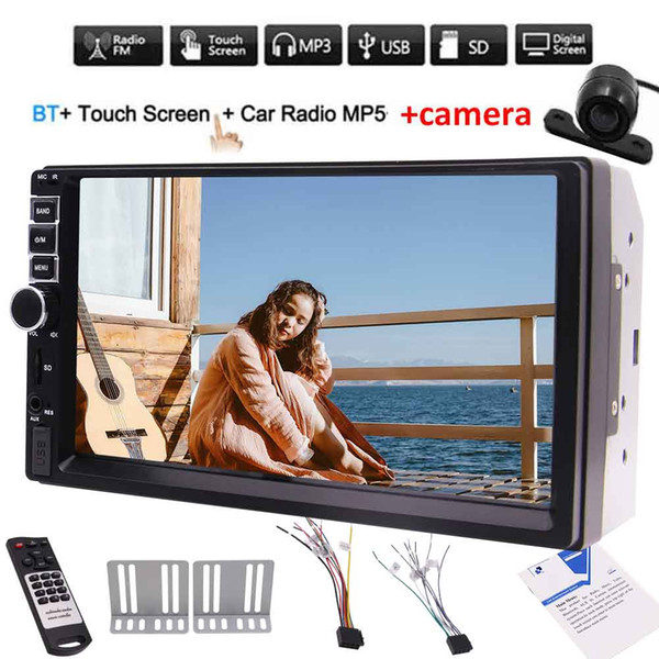 2Din double din Radio stereo Car MP5 Player in dash Touch Screen Auto Audio Stereo head unit car Multimedia player car pc system