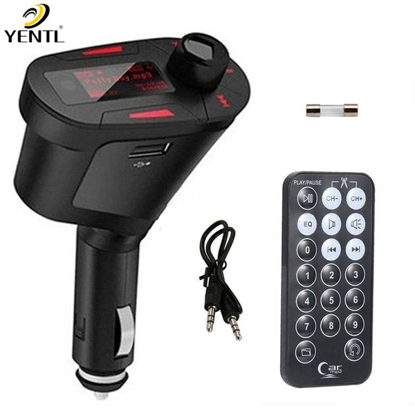 Free shipping yentl Car MP3 Player USB SD MMC digital Remote Control Music Charger Wireless MP3 kit FM Transmitter Radio receiver Car stereo