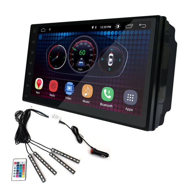 UGAR 7 inch Android 6.0 Universal Head-unit 1024*600 Android Car GPS Navigation Multimedia Player Radio Bluetooth Wifi DVR Ready