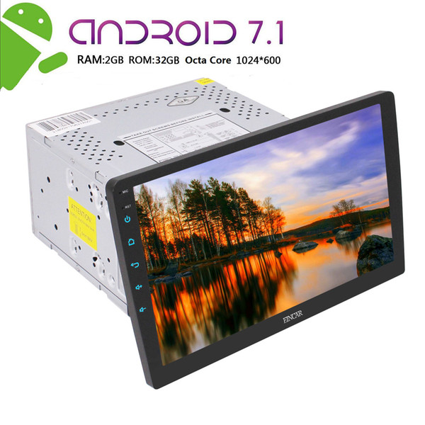 Android 7.1 Car Stereo Double Din In Dash GPS Navigation Octa Core Autoradio 2 Din Bluetooth Radio 10.1'' USB Mirror Link