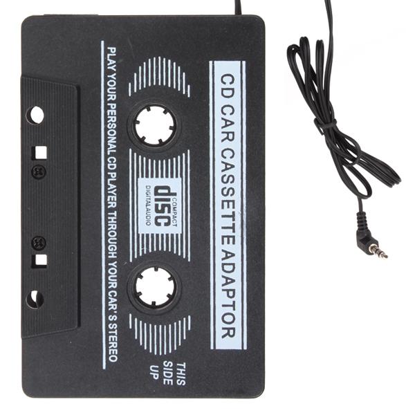 Retro Car Cassette Tape Adapter Travel Audio Music Converter Adaptor 3.5mm Jack for iPod/for iPhone/Smartphone/MP3/CD Player CEC_809