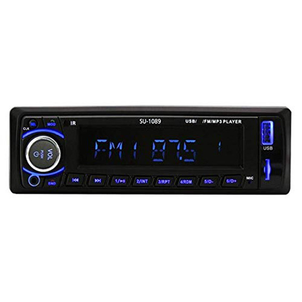 SU-1089 Autoradio Car Radio Stereo MP3 Player Bluetooth In-dash 1Din Phone AUX-IN MP3 FM/USB/remote control