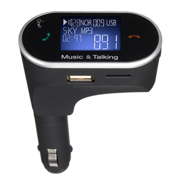 FM Transmitter LCD Car Kit MP3 Player Wireless Modulator with LED Display USB Charger Handsfree + Remote for smart Phone