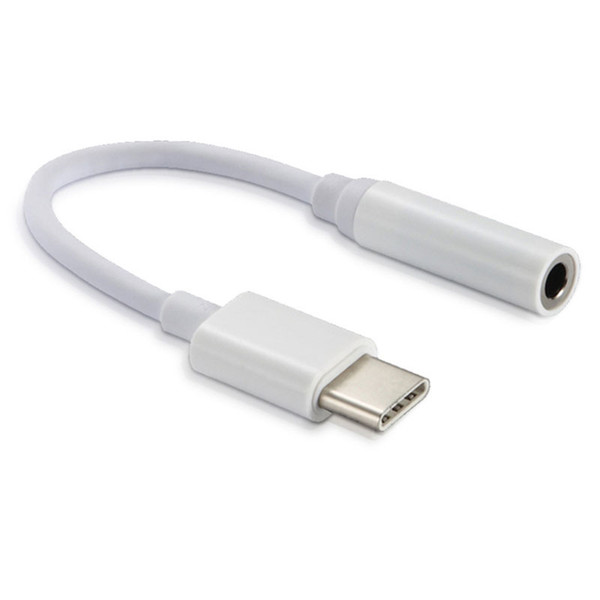 car 2Pcs New Type-C To 3.5mm Earphone Cable Adapter Usb 3.1 Type C USB-C Male To 3.5 AUX Audio Female Jack for Letv