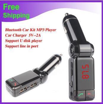 BC06 bluetooth car charger BT car charger MP3 BC06 mp3 MP4 player mini dual port AUX FM transmitter