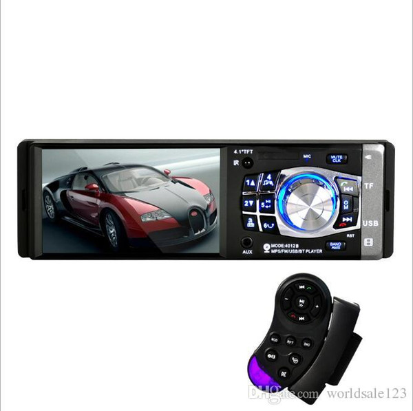 Hot 4.1inch 1Din HD 800*480 Car MP5 Player Radio Audio Bluetooth FM/AUX/USB/TF Steering Wheel Control Support Rear View Camera