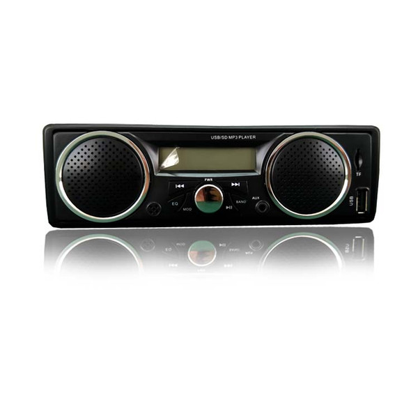 1 din car deckless FM/AM radio mp3 player with double speakers for truck radio