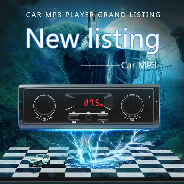 Digital high quality FM stereo car card radio 12v car mp3 player