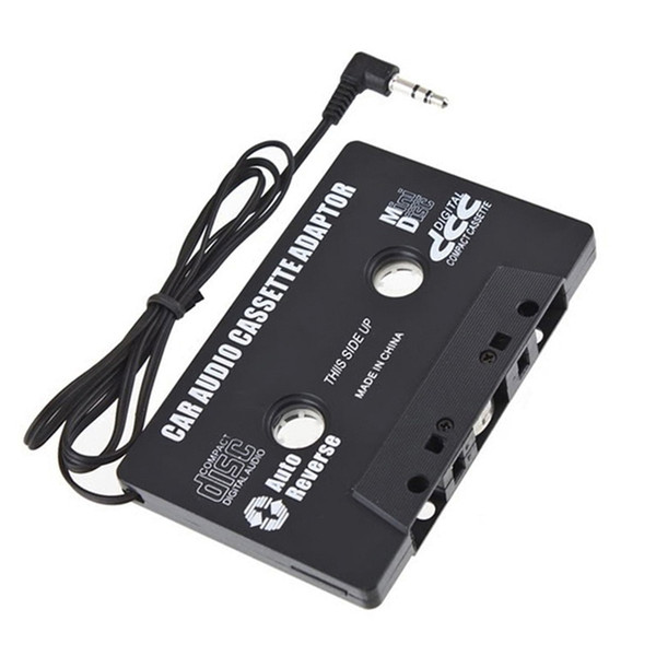 DHL 100PCS New CAR CASSETTE TAPE ADAPTER FOR MP3 CD MD DVD For Clear Sound