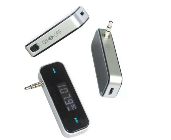 2017 3.5mm Electronic In-car Car FM Transmitter Wireless LCD Stereo Audio Player for iPhone 6 Pus iPod Touch Galaxy S6 MP3 MP4 US01