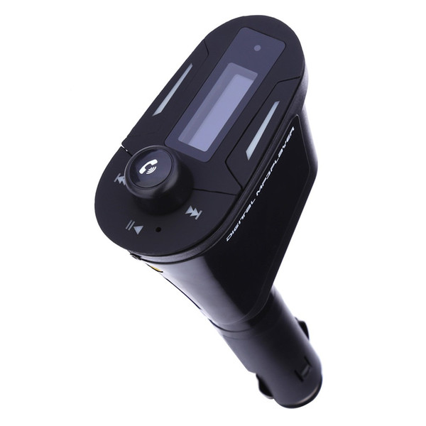 Car Kit Bluetooth FM Transmitter Music MP3 Player Wireless Radio Adapter Modulator+USB SD MMC LCD Remote Controller Audio Cable