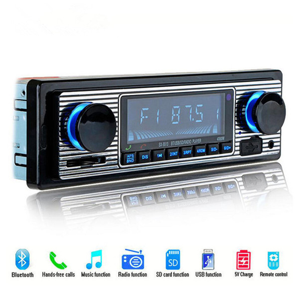 12V Car Radio Player Bluetooth Stereo FM MP3 USB SD AUX Audio Auto Electronics autoradio 1 DIN oto teypleri radio para carro