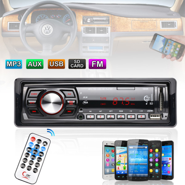 In-Dash FM Car Input Receiver Stereo 50W x 4 LCD Display SD USB MP3 WMA Radio Player CAU_015