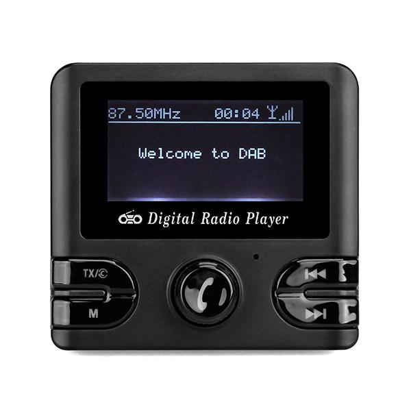 Car Radio DAB+ Radio Tuner Digital Broadcasting Receiver with FM Transmitter & USB Charger DAB Radio Receiver FM