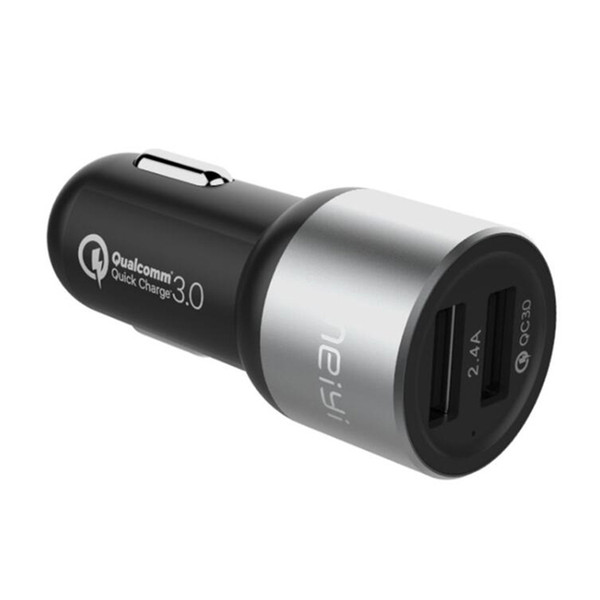 Quick Charge 3.0 Car Charger 2 Port USB Fast Charger Adapter for iPhone Samsung Xiaomi HTC Tablet Car-Charger