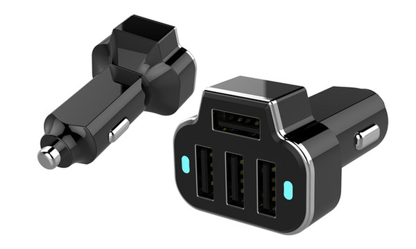 LOONFUNG LF298 PowerUp 4-Port USB Car Charger QUICK CHARGER