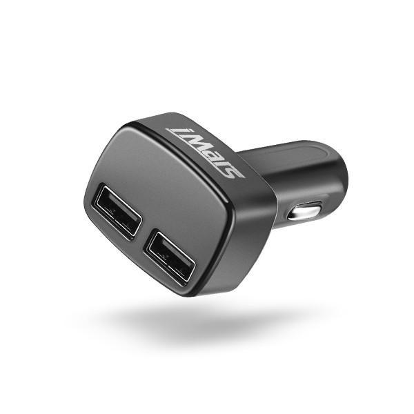 iMars iM-C2 4 in 1 Dual USB Car Charger Adapter 5V 3.1A Bullet Car Charger for Cell Phone iPhone