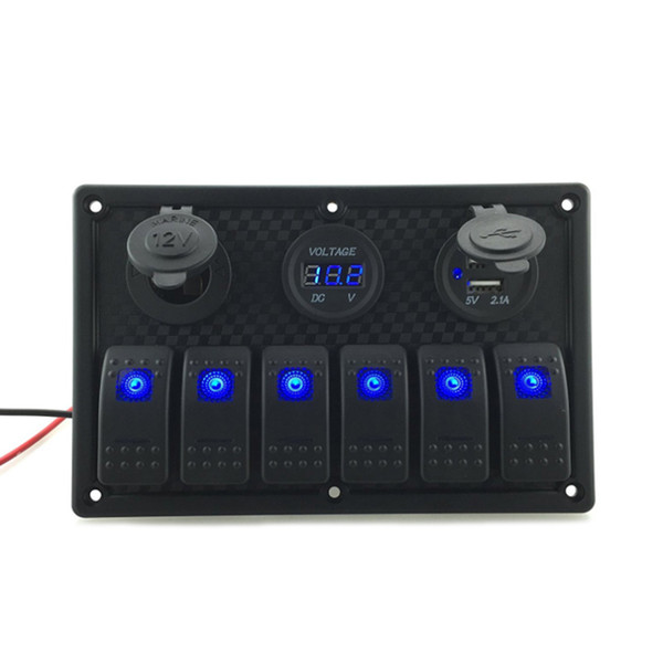 Hot Sale led rocker switch panel For 12V 24V Car Boat Marine